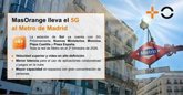 Foto: MasOrange inicia el despliegue de su red 5G en el Metro de Madrid