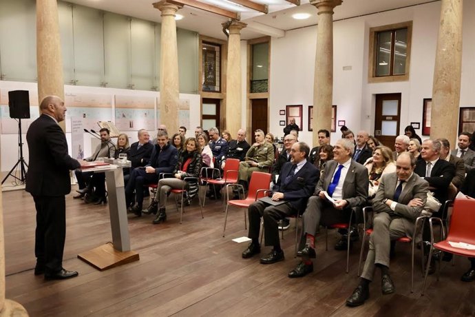 Juan Cofiño, en la inauguración