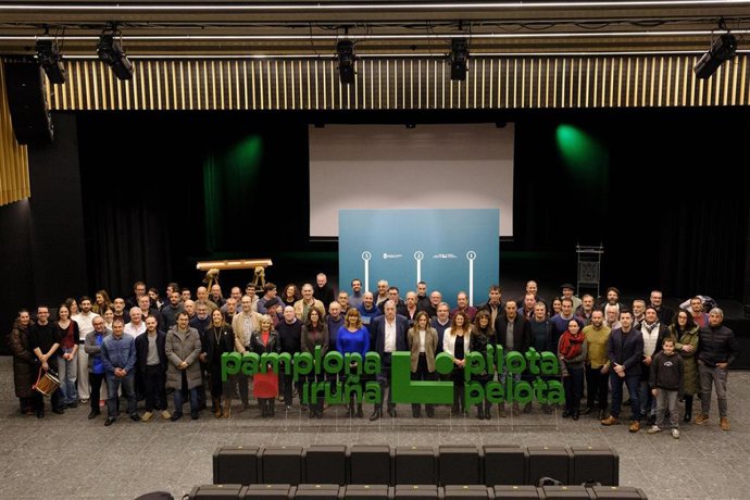 Acto de presentación del proyecto 'Pamplona Capital Mundial de la Pelota'