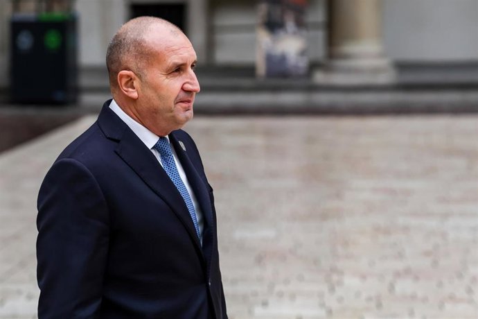 Archivo - El presidente de Bulgaria, Rumen Radev 