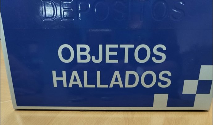 Oficina de objetos hallados de la Policía Municipal de Valladolid.