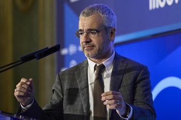 El presidente de AENA, Maurici Lucena Betriu, durante un desayuno informativo de Nueva Economía Fórum, en el Real Casino Gran Círculo, a 15 de enero de 2026, en Madrid (España).