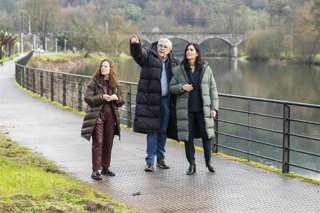 Prado, durante la visita.