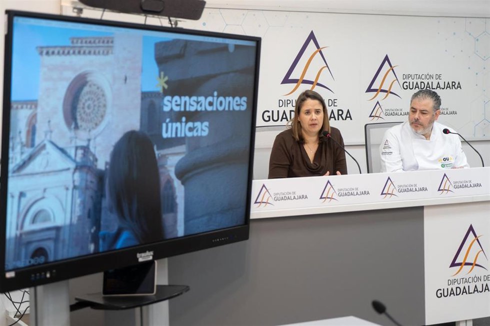 Presentación de la promoción de la Diputación en Fitur.