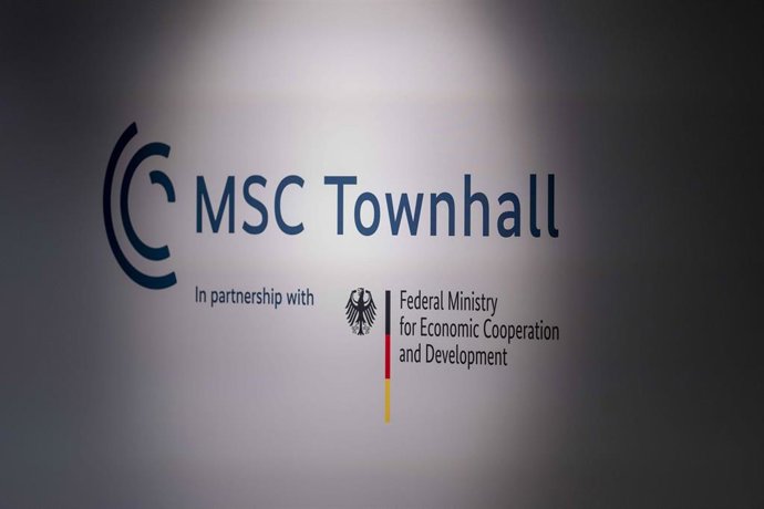 Archivo - Un logo de la Conferencia de Seguridad de Múnich