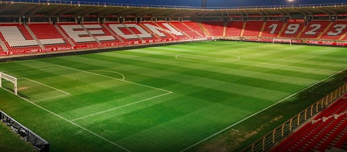 Estadio Reino de León, donde se disputará el encuentro entre la Cultural y Deportiva Leonesa y el Sporting de Gijón.