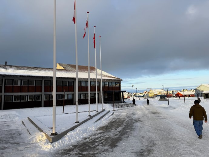 El Inatsisartut, Parlamento de Groenlandia, en Nuuk. 