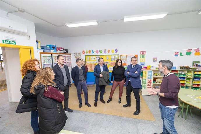 Obras de modernización del Colegio Júpiter.