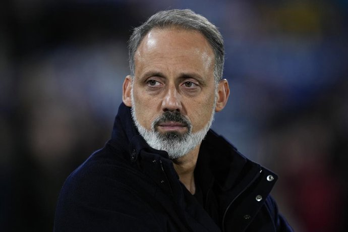 Pellegrino Matarazzo, head coach of Real Sociedad, looks on during the Spanish League, LaLiga EA Sports, football match played between Getafe CF and Real Sociedad at Coliseum de Getafe stadium on January 09, 2026, in Getafe, Spain.