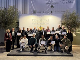 Imatge del lliurament dels premis