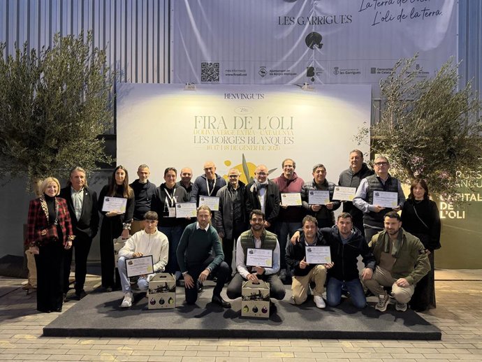 Imatge del lliurament dels premis