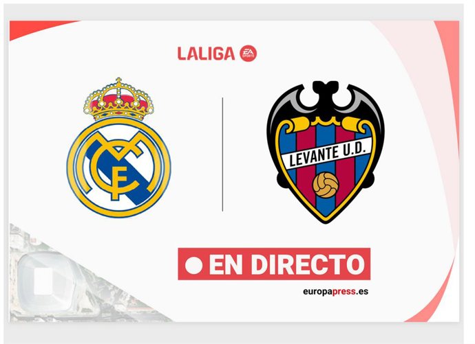 Onces Iniciales probables: Real Madrid - Levante: resumen y estadísticas del partido de la jornada 20 de LaLiga EA Sports