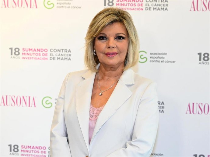 Archivo - Terelu Campos asiste al acto por el 18º aniversario de la colaboración entre Ausonia y la AECC en la lucha contra el cáncer de mama, a 14 de octubre de 2025, en Madrid (España).