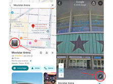 Captura de pantalla de Google Maps