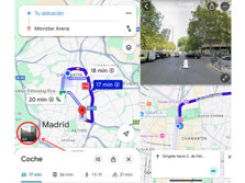Captura de pantalla de Google Maps