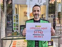 El Cuponazo de la ONCE deja 280.000 euros en Málaga capital