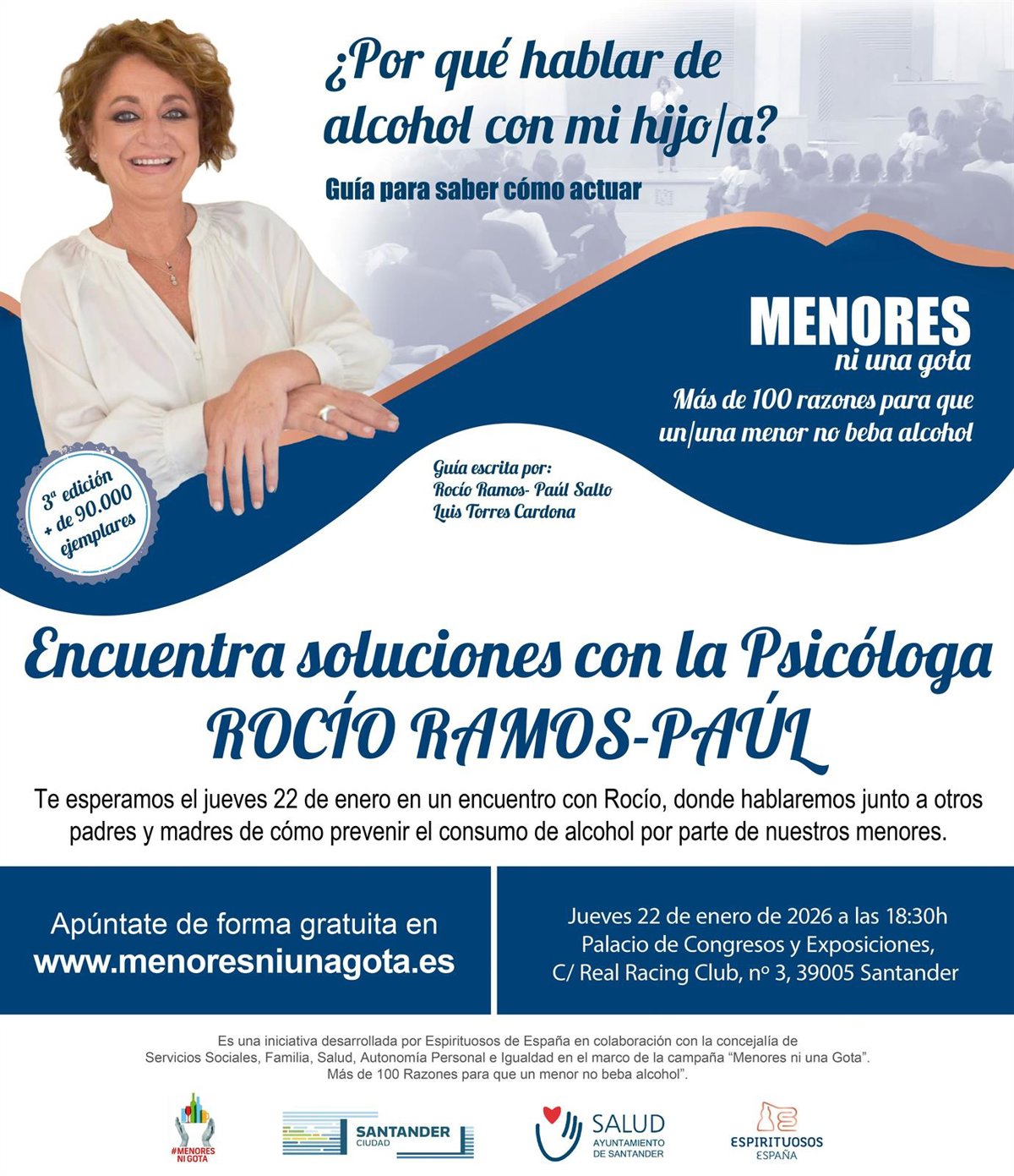 El Palacio de Exposiciones acogerá el jueves 22 una charla de  Supernanny  sobre alcohol en menores