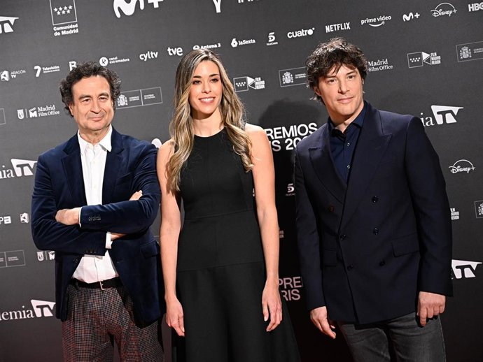 Pepe Rodriguez, Marta Sanahuja y Jordi Cruz en los Premios Iris 2025 en la Real Casa de Correo a 16 de Enero de 2026 en Madrid (España).