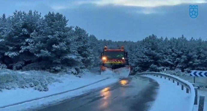 La Aemet activa el aviso naranja por nevadas en Ávila y Segovia y el amarillo en otras seis provincias de CyL