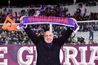 Archivo - Rocco Commisso (president of Fiorentina) during the Italian championship Serie A football match between ACF Fiorentina and UC Sampdoria on November 30, 2021 at the Artemio Franchi stadium in Florence, Italy - Photo Lisa Guglielmi / LiveMedia / D