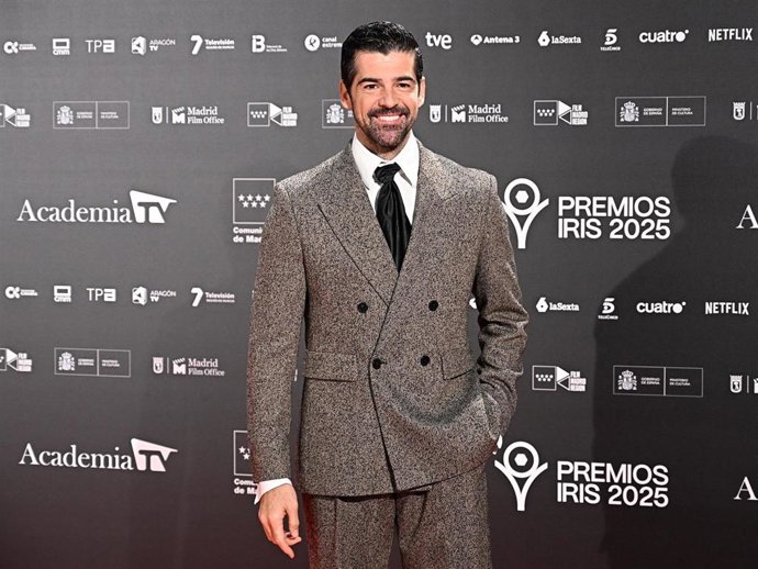 Miguel Ángel Muñoz en los Premios Iris 2025 en la Real Casa de Correo a 16 de Enero de 2026 en Madrid (España).