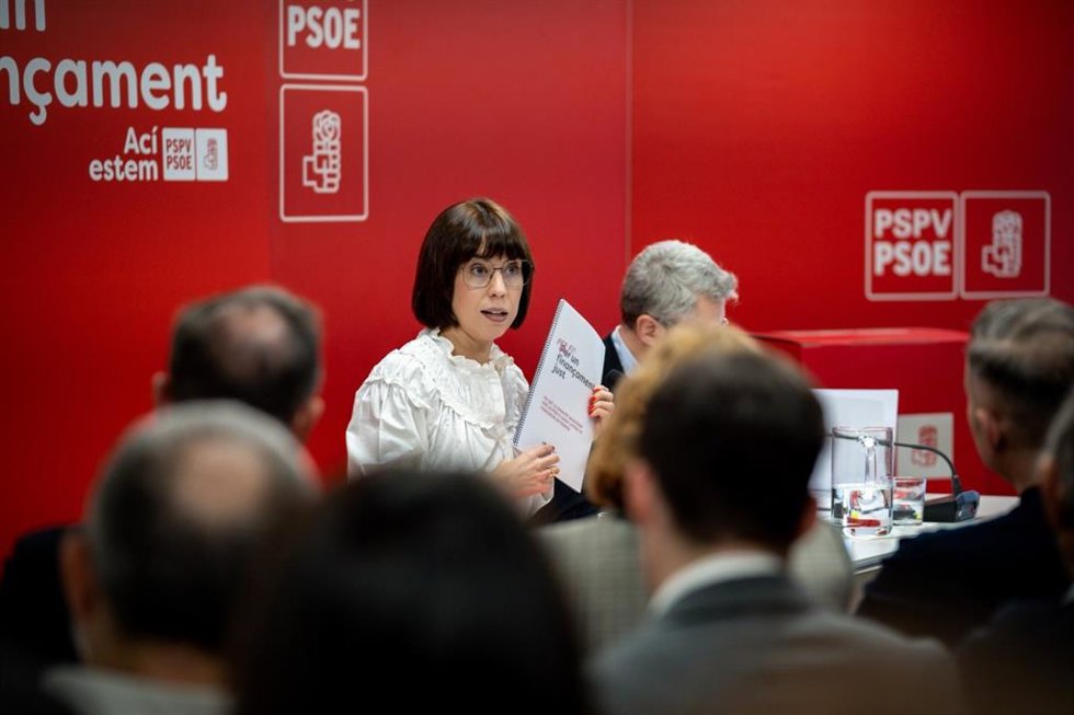 Imagen de la secretaria general del PSPV-PSOE, Diana Morant.