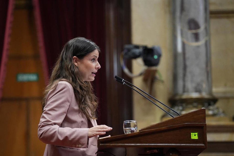 Archivo - La presidenta de Junts en el Parlament, Mnica Sales