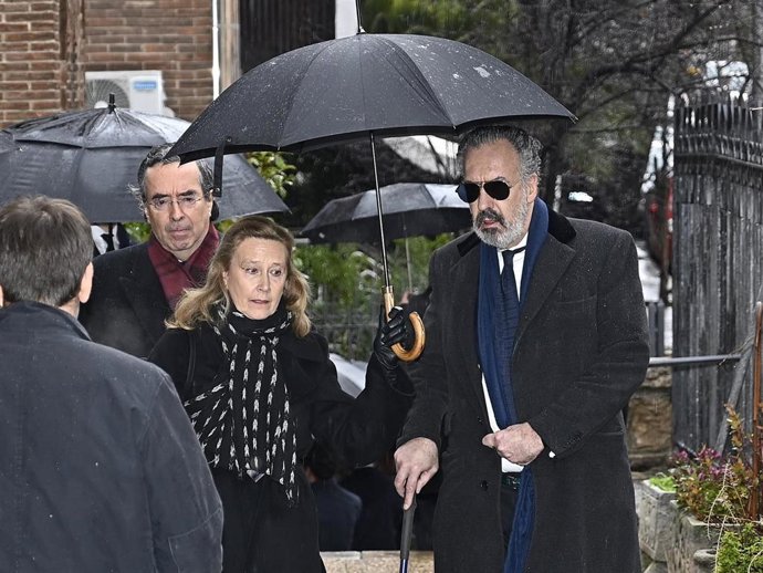 Jaime de Marichalar llega a la catedral Ortodoxa Griega de San Andrés y San Demetrio para asistir al responso por Su Alteza Real la Princesa Doña Irene de Grecia, a 17 de enero de 2026, en Madrid (España).