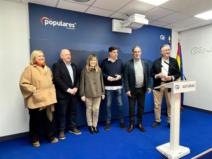 Diputados y senadores del PP de Asturias.
