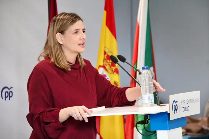 La secretaria regional del PP, Carolina Agudo
