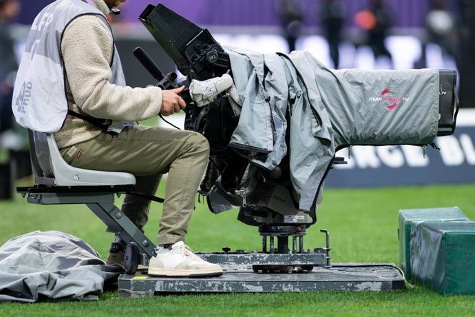 Archivo - General view of tv camera during the French championship Ligue 1 football match between Toulouse FC and FC Metz on 19 October 2025 at Stadium in Toulouse, France - Photo Nathan Barange / DPPI
