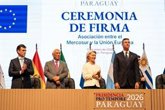 Foto: UE/Mercosur.- UE y Mercosur firman el acuerdo de libre comercio en Asunción con la ausencia destacada de Lula