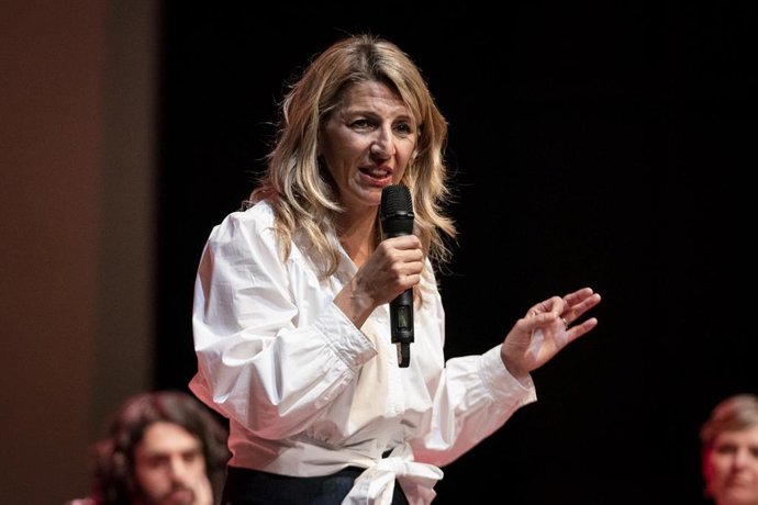 Archivo - La vicepresidenta segunda y ministra de Trabajo y Economía Social, Yolanda Díaz.