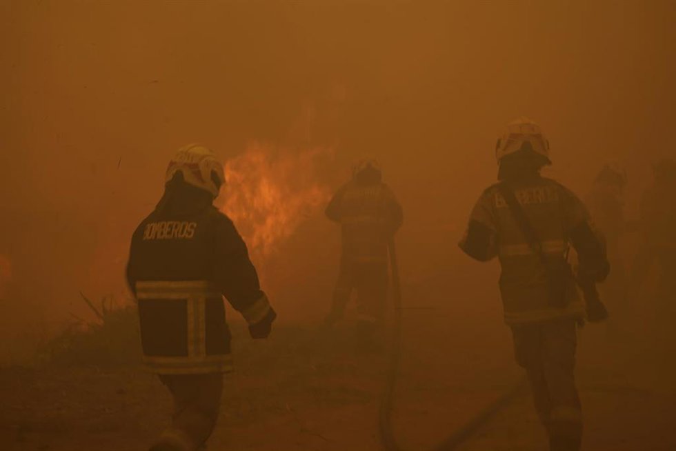 Archivo - Imagen de archivo de incendios en Chile 
