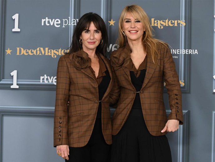 Belén López y Raquel Meroño durante la presentación de 'Decomasters' en Gran Vía Venue, a 09 de enero de 2026, en Madrid (España).