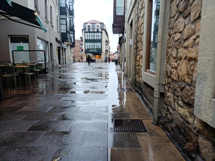 Suelo mojado tras la lluvia