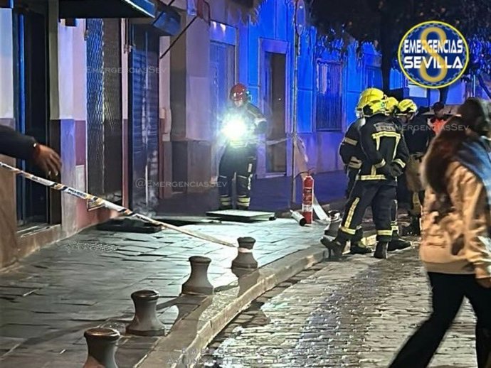 Imagen publicada en X (antes Twitter) de la incidencia eléctrica en la calle Arfe.