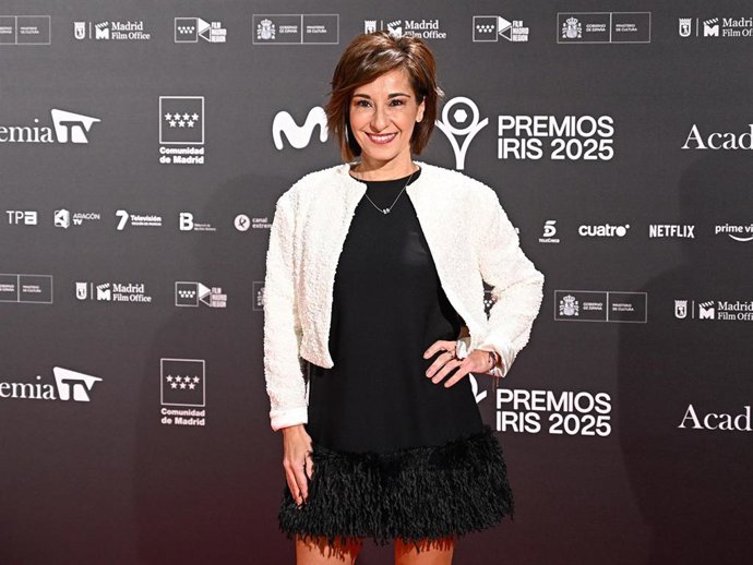Adela González en los Premios Iris 2025 en la Real Casa de Correo a 16 de Enero de 2026 en Madrid (España).
