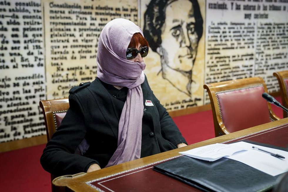Archivo - La exmujer de Koldo García Patricia Úriz Iriarte comparece ante la Comisión de Investigación sobre el caso Koldo, en el Senado, a 10 de abril de 2025, en Madrid (España). 