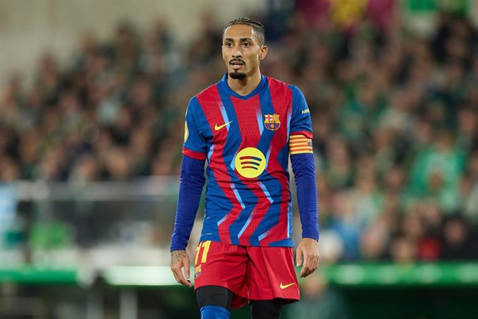 Raphinha con el FC Barcelona