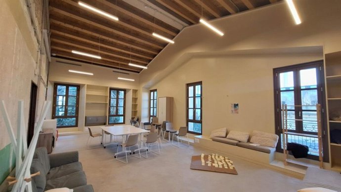 Imagen de la nueva nave anexa del Casal de Joves del Poblenou-Can Ricart