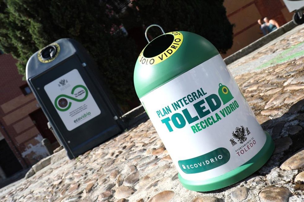 El Plan Integral Toledo Recicla impulsa el reciclaje de vidrio en el Casco Histórico hasta las 30 toneladas