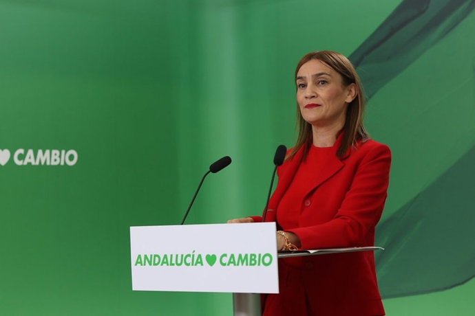 La secretaria de Igualdad del PSOE-A, Olga Manzano. (Imagen de archivo). 