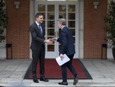 Foto: Sánchez y Feijóo se reúnen en Moncloa para hablar de Ucrania y Defensa, en un clima de tensión