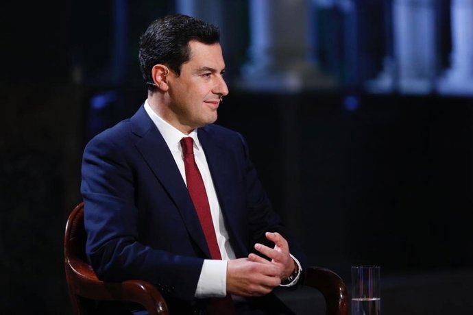 Archivo - Imagen de archivo del presidente de la Junta de Andalucía, Juanma Moreno.