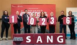 La Marató de Donants de Sang de Catalunya 2026 supera les 10.000 donacions