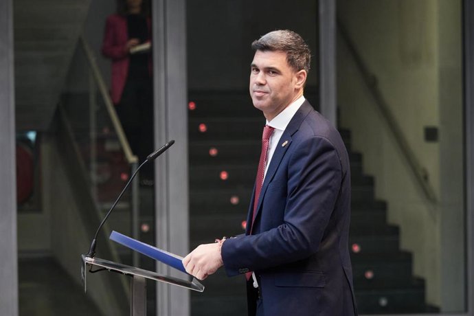 Archivo - El presidente del PPN, Javier García.