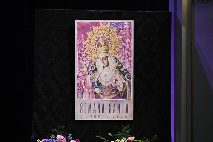 Cartel Oficial de la Semana Santa de Almería 2026.