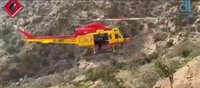 Rescatan a un escalador tras caer desde una altura de 10 metros en Callosa de Segura