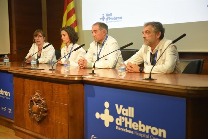 Roda de premsa a l'hospital
